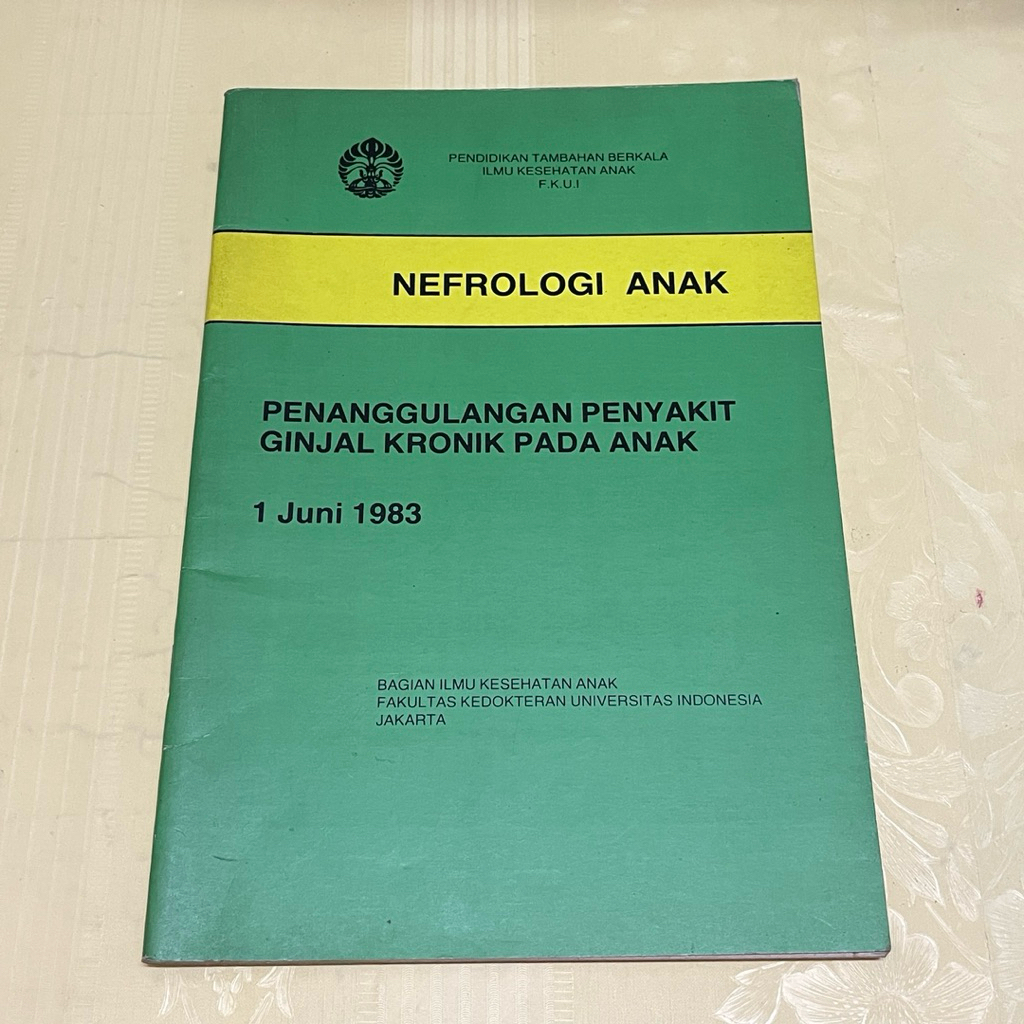 หนังสือ NIRLOGY ของ CHRONIC KIDNEY DISEASE ในแฝด 1 JUNE 1983