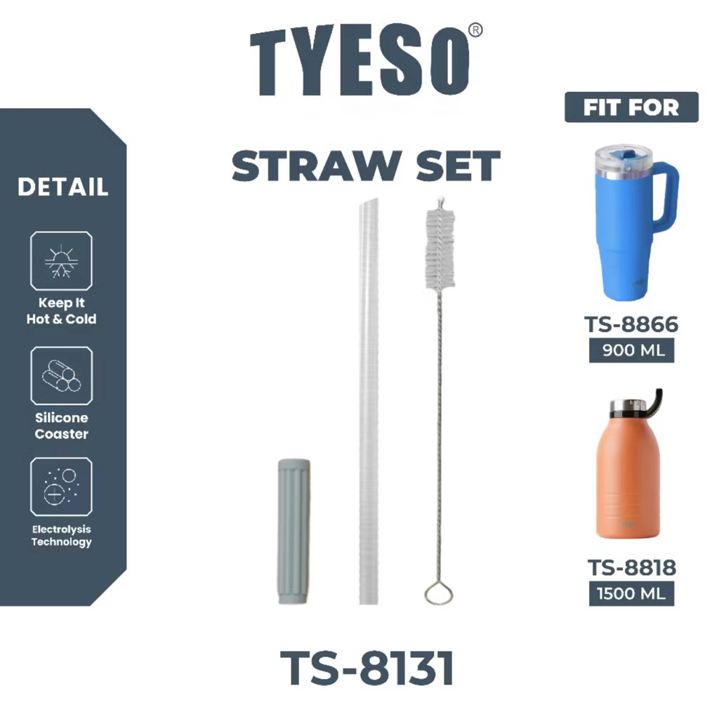 Tyso TS 8866 900ml เปลี่ยนหลอด Tyeso 8818 เปลี่ยนหลอดงอได้