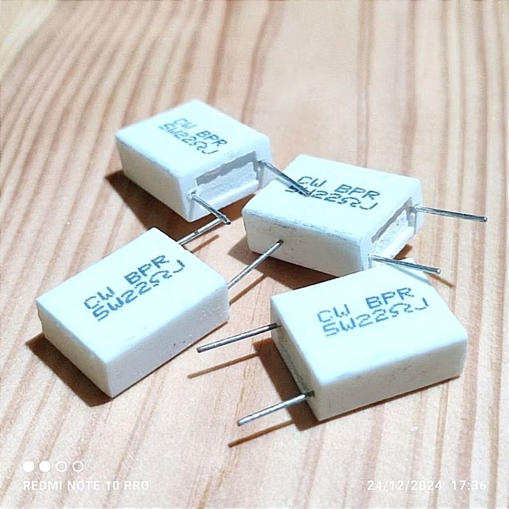 NOBEL RESISTOR 5W 5WATT 22R 22RJ 22 OHM ROHS