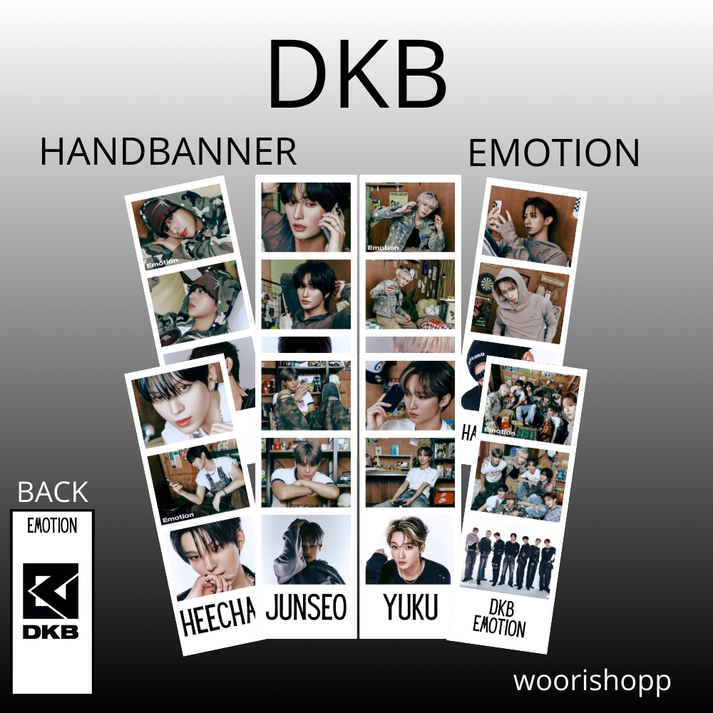 PHOTO STRIP DKB EMOTION 2 ด้าน 8 ชิ้น PHOTO STRIPS KPOP UNOFFICIAL ECHAN HEECHAN JUNSEO YUKU HARRY J