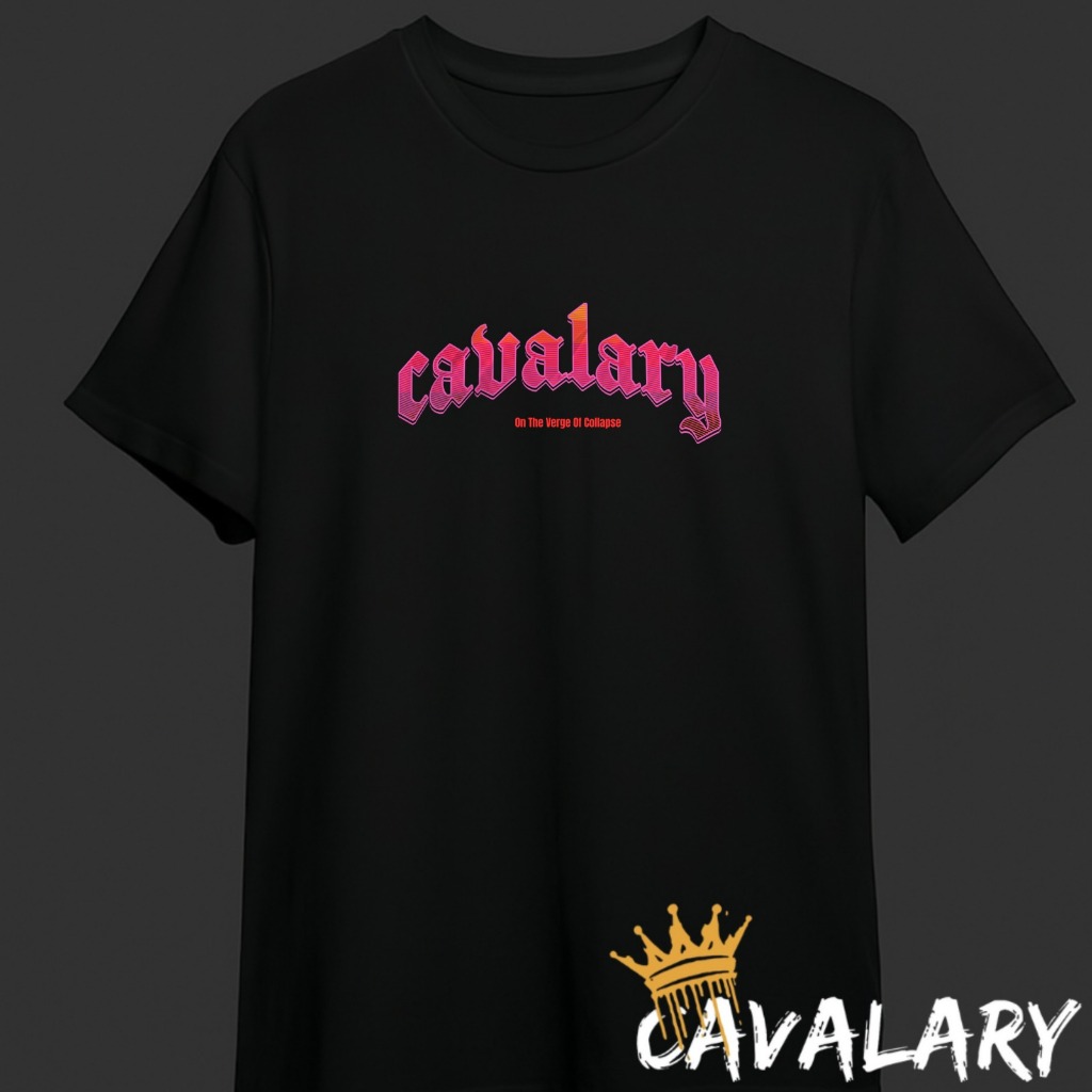 เสื้อยืด CAVALRY - DISASTER IN DECEMBER | เสื้อยืดสตรีทแวร์สําหรับผู้ชายและผู้หญิง ผ้าฝ้ายหวี 24ส พร