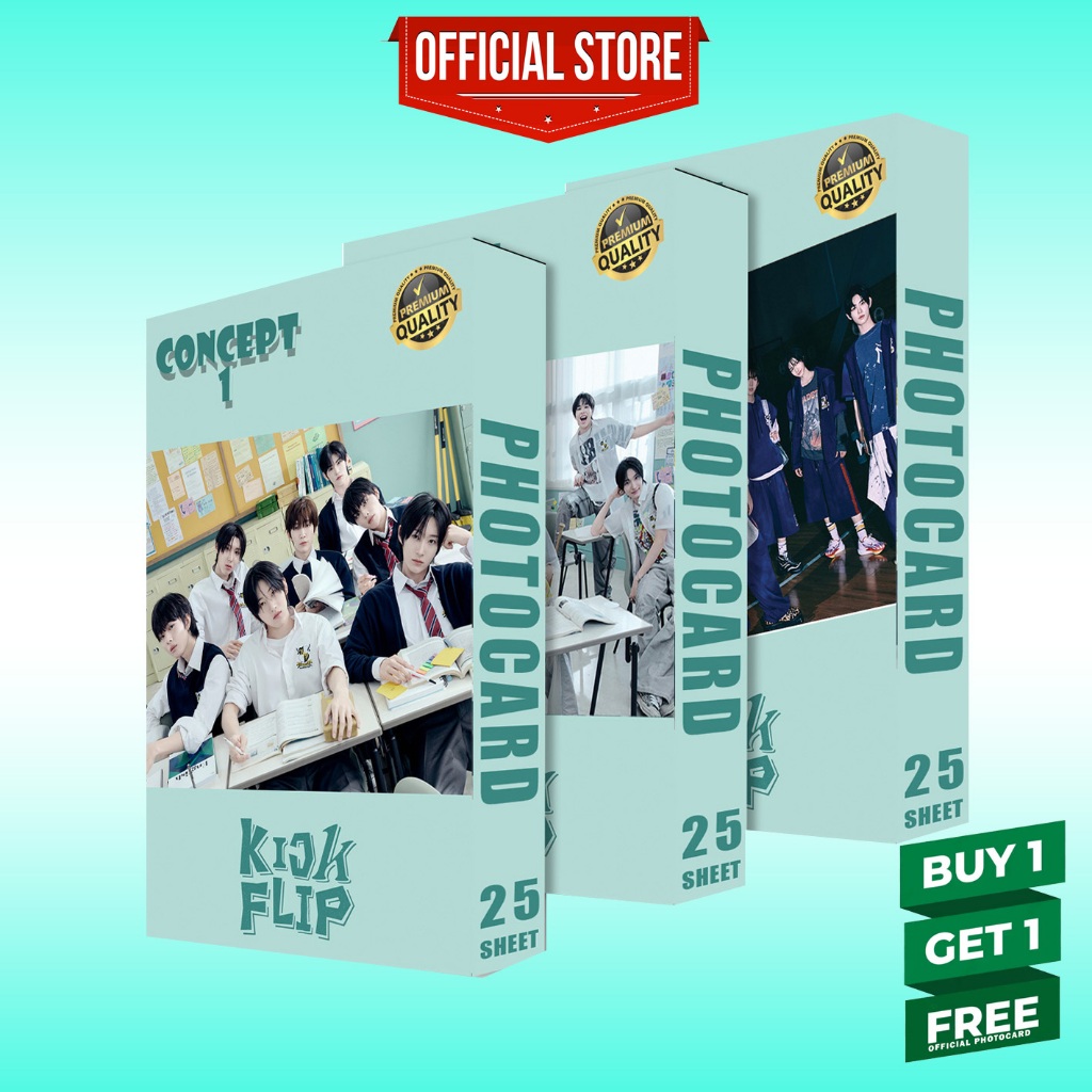 GOMAWOSTORE KICKFLIP (KICK OUT, FLIP NOW) PREMIUM PHOTOCARD