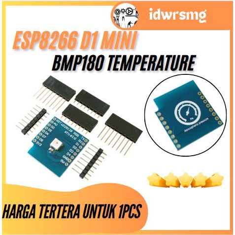 WeMos ESP8266 D1 Mini BMP180 อุณหภูมิ/ความดัน Barometic/ระดับความสูง Shield สําหรับ Arduino bmp180