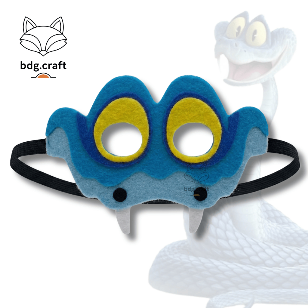 Bdg.carft mask ฟิล์มคอสเพลย์ สวนสัตว์ ตัวอักษร Gary dsnake