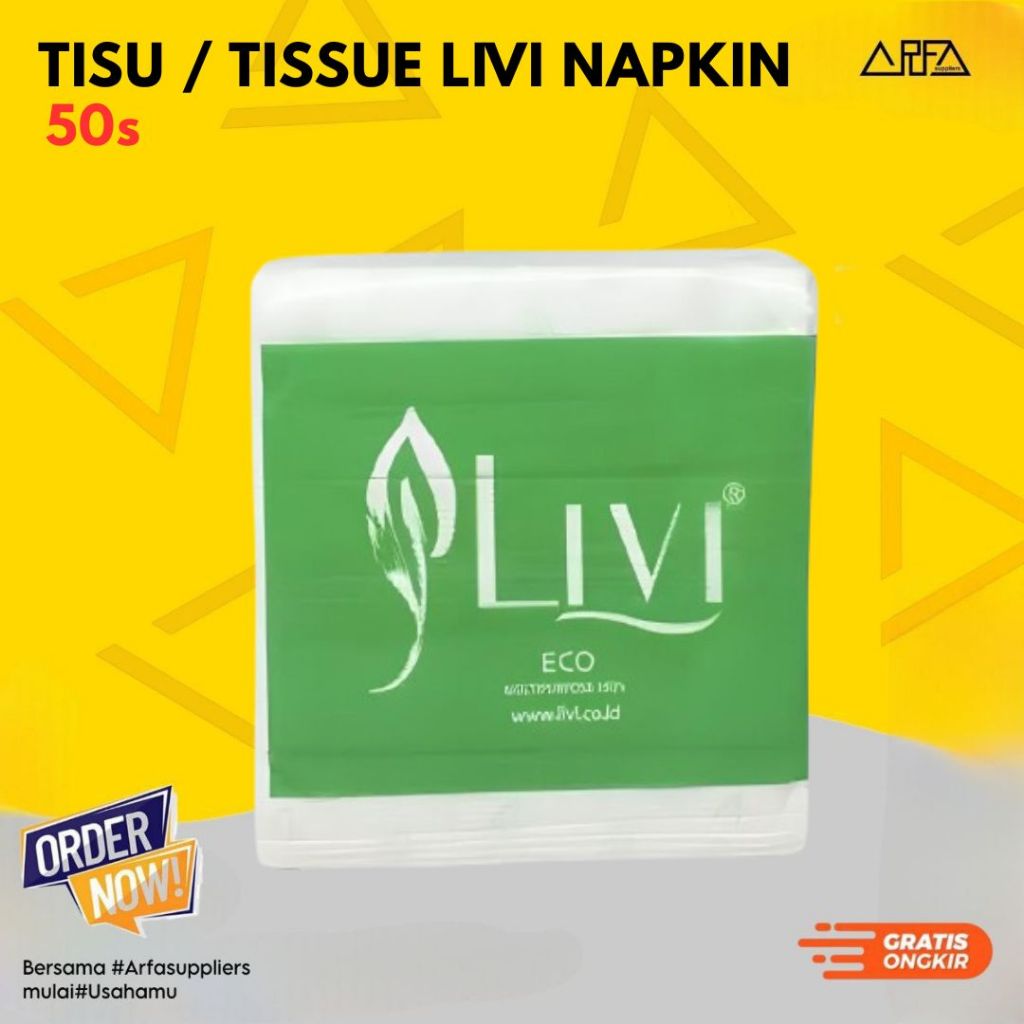 กระดาษทิชชู่ Livi Napkin 50s