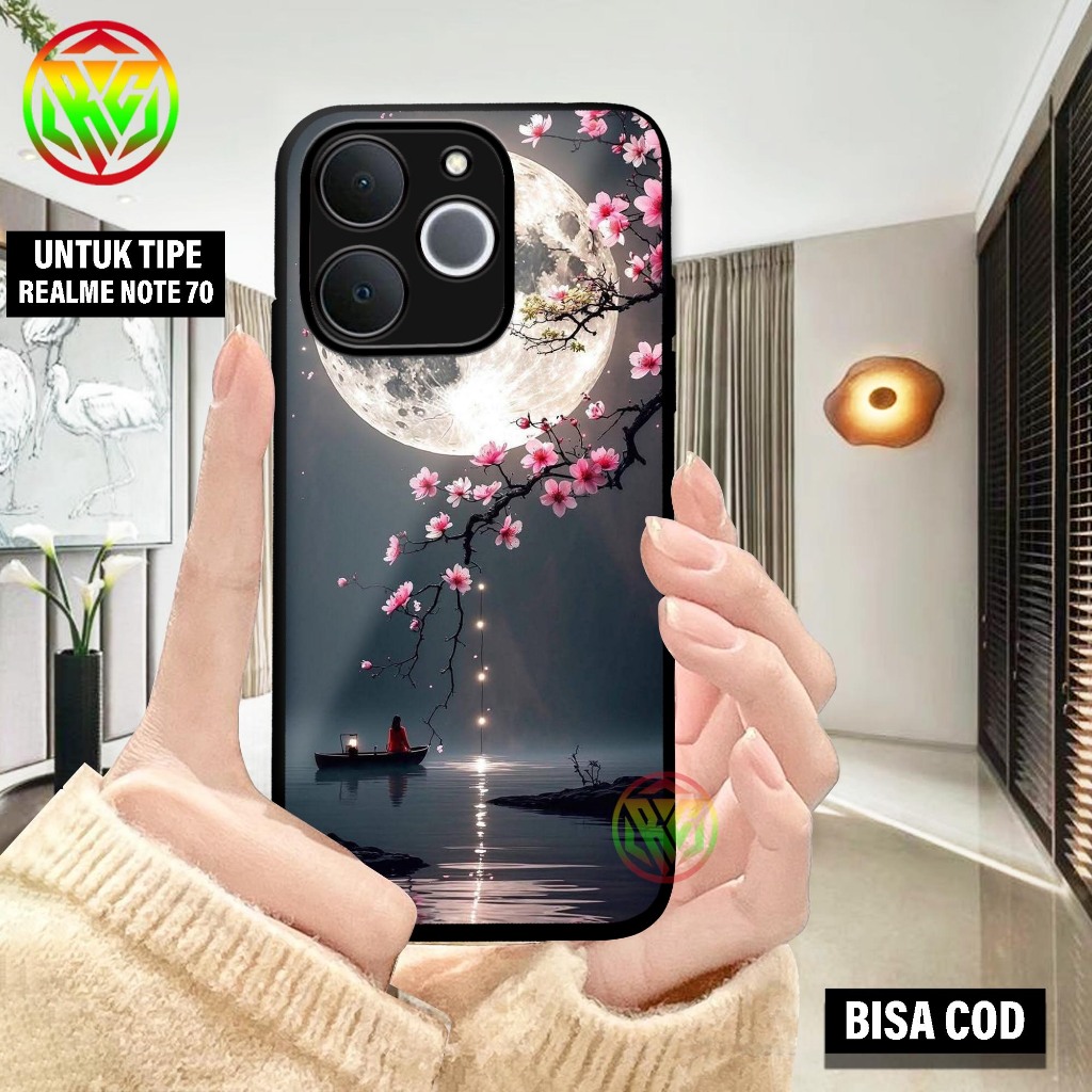 เคส HP Realme Note 70 - Last Motif Softcase Shiny New Case Glossy Realme Note 70 Phone Case [Couple 