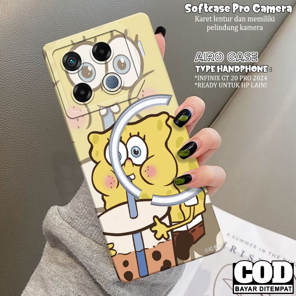 เคส HP ล่าสุด INFINIX GT 20 PRO 2024 - INFINIX GT 20 PRO 2024 Softcase - CARTOON Fashion Case - INFI