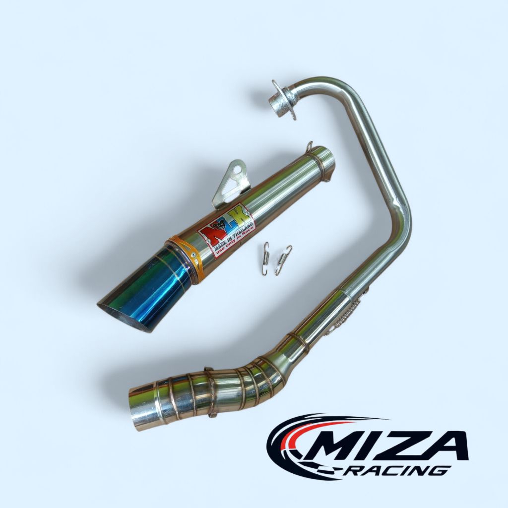 NLK ท่อไอเสียเปิด spec ท่อ 51 มม. สําหรับ Tmx 125/150 Skygo 125/150 Raider 150 Carb/Fi Alpha 125