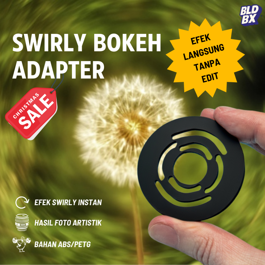 อะแดปเตอร์ Swirly Boke สร้างสรรค์ศิลปิน Bokeh โดยไม่มีเลนส์ราคาแพง