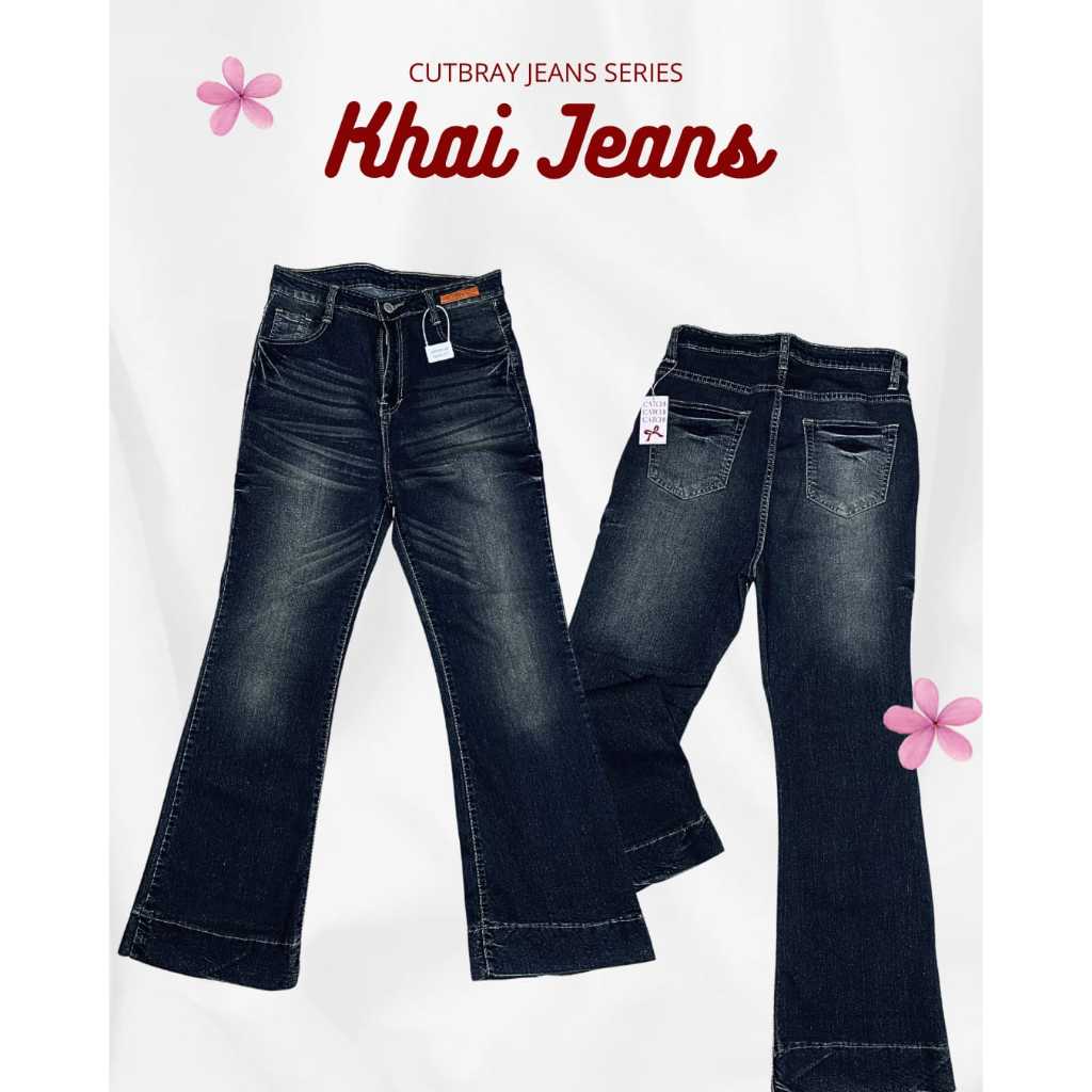 KHAI JEANS BY CATCHI I JEANS CUTBRAY พร้อมกระเป๋า ACTIVE