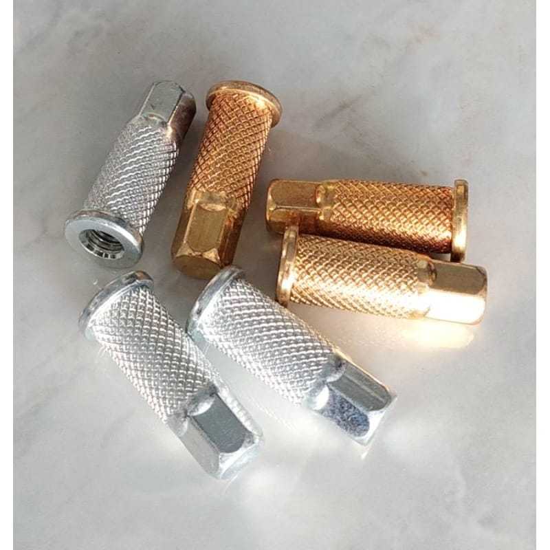 [ RACING MOTORCYCLE BLESSING ] RX King Chrome Gold Head Nut/RX King Gold Chrome Pineapple Nut/RX Kin