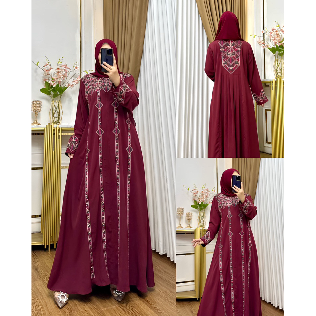 NASWA DRESS, AESTHETIC BRODDLE GAMIS, EID CLOTHES 2026