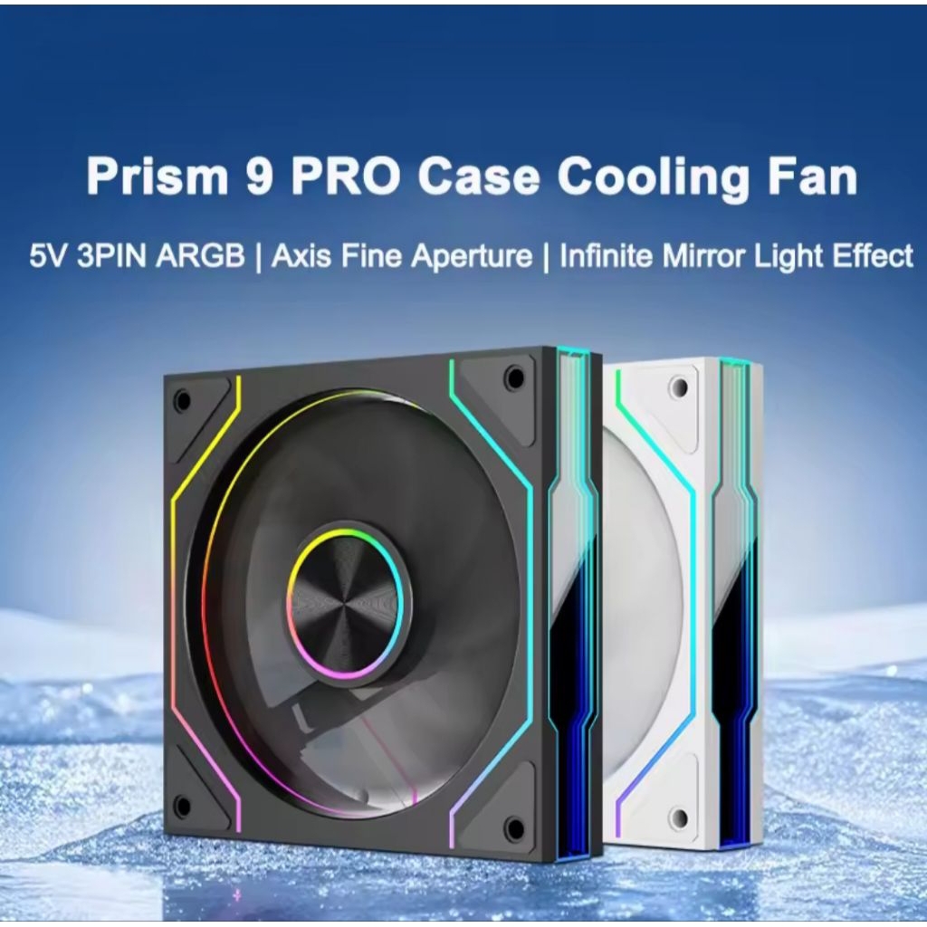 พัดลม 12 ซม. Coolmoon Hifrost Prism 9 Pro Argb Pwm Casing PC