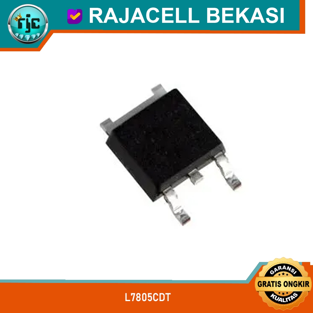 IC L7805CDT TO-252 D-PAK เครื่องปรับแรงดันไฟฟ้า + 5V 500mA L7805 เครื่องควบคุมบวก SMD เดิม