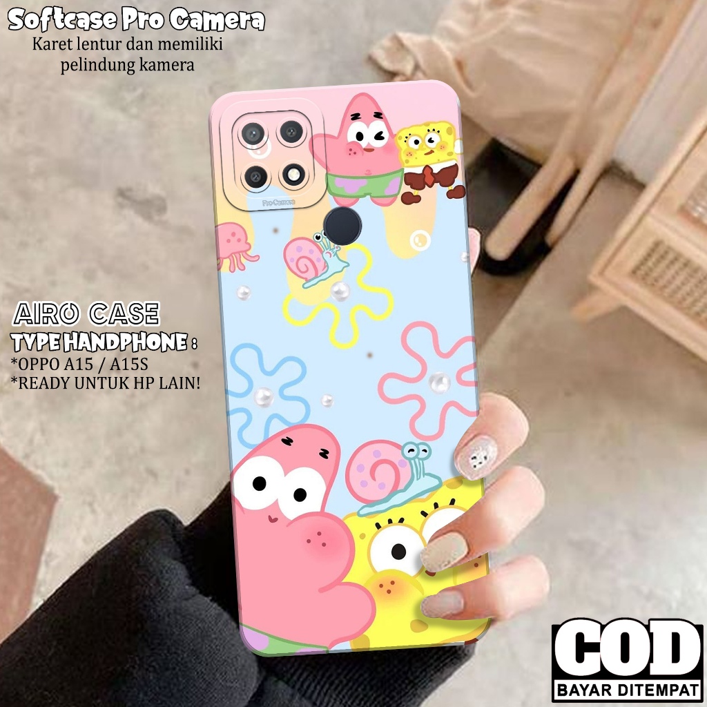 Softcase Oppo A15 / A15S - เคสแฟชั่นการ์ตูน - เคส Oppo A15 / A15S ล่าสุด - เคสโทรศัพท์ Oppo A15 / A1
