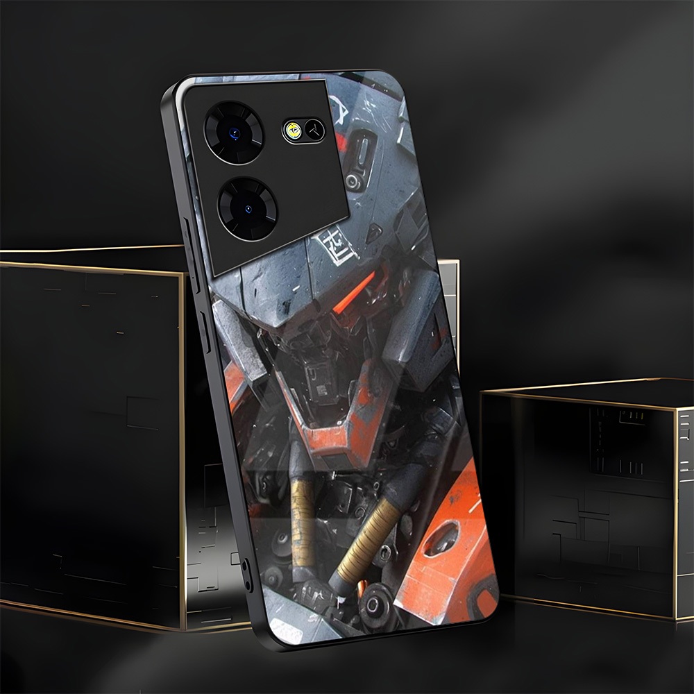 [CC12] SOFTCASE TECNO POVA 5 | POVA 5 PRO เคสกระจกมันเงา | เคส Tecno Pova | เคสเท่ๆน่ารักๆ | บดขยี้เ
