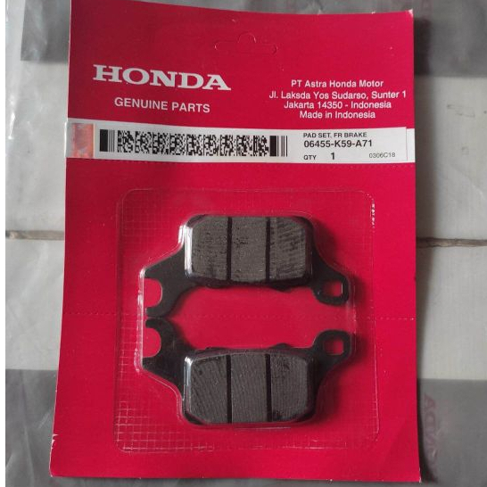 FRONT DISPAD VARIO 150 LED Vario 125 LED: K59