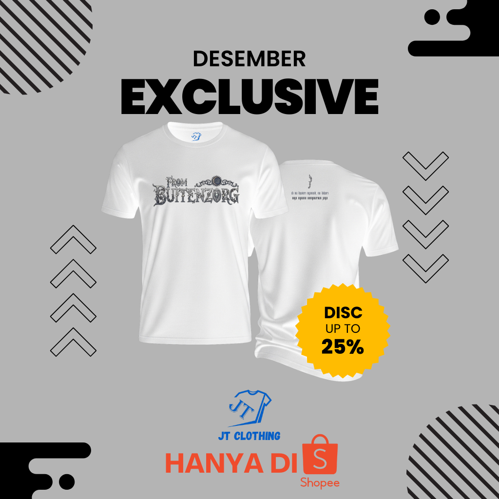 KATUN EXCLUSIVE DECEMBER FROM BUITENZORG/ เสื้อยืด Bogor Pride/ เสื้อยืดผ้าฝ้าย 24s คุณภาพระดับพรีเม