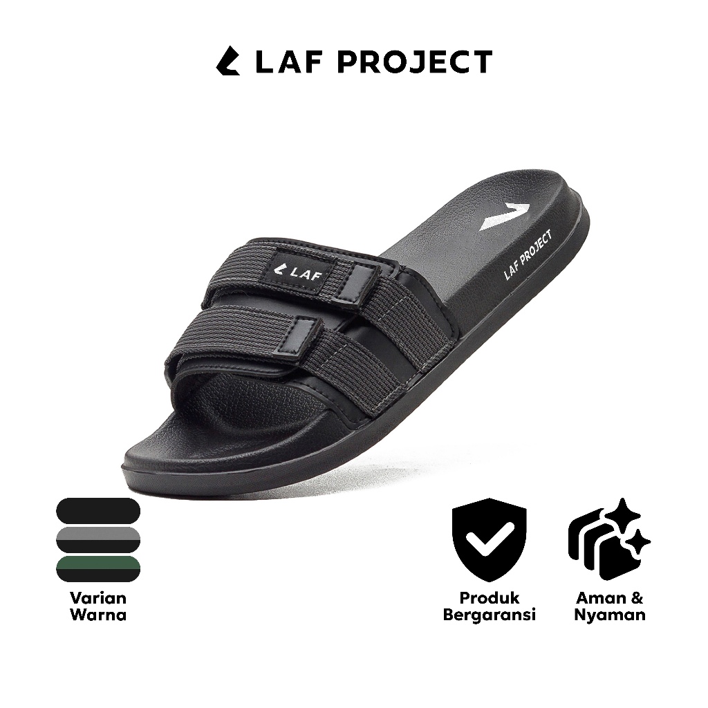 โครงการ LAF - รองเท้าแตะสไลด์สําหรับผู้ชายและผู้หญิง กันลื่น น้ําหนักเบา สีเทา Gorka ดั้งเดิม