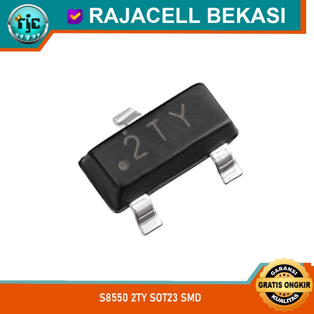 ทรานซิสเตอร์ S8550 2TY SOT-23 PNP ทรานซิสเตอร์วัตถุประสงค์ทั่วไป SMD S8550-2TY เดิม