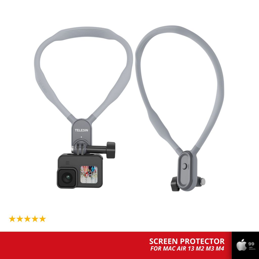 TELESIN U-Hanging Neck Camera Holder Mount Bracket สําหรับกล้องแอคชั่น GoPro insta360 สมาร์ทโฟน POV 