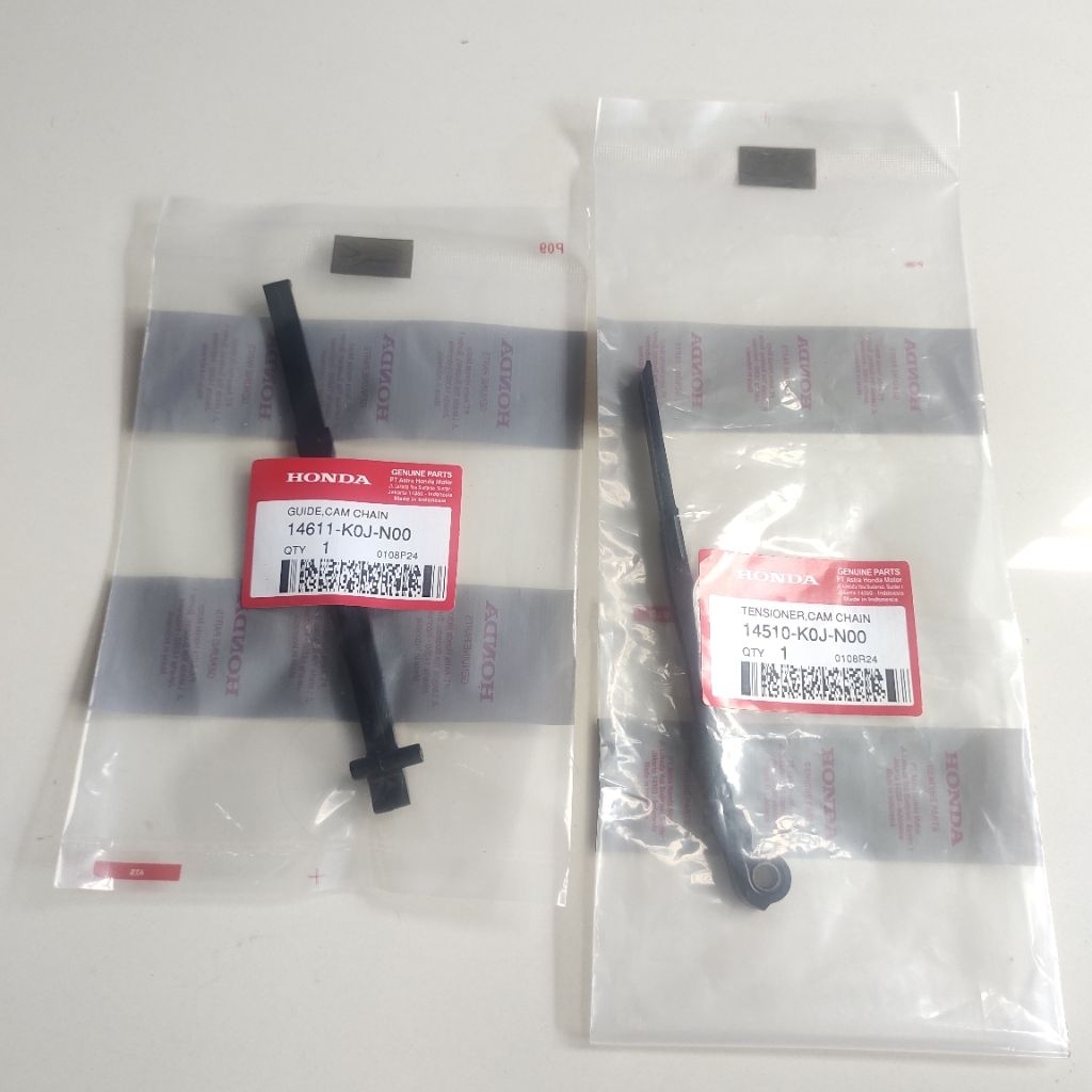 14510-K0J-N00 Original Genio Beat Street Scoopy K2F Tensioner ยาง 14611-K0J-N00 GUIDE CAM CHAIN TENS