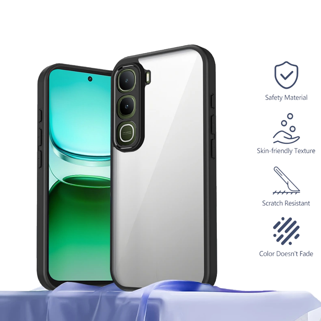 เคส iQOO Z10 Lite Hardcase Clear Edge Backcase Casing iQOO Z10 Lite