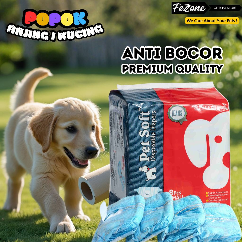 PAMPERS CAT DOG DIAPERS PAMPERS DIAPERS สําหรับ ANABUL ANTI-LEAK FEZONE
