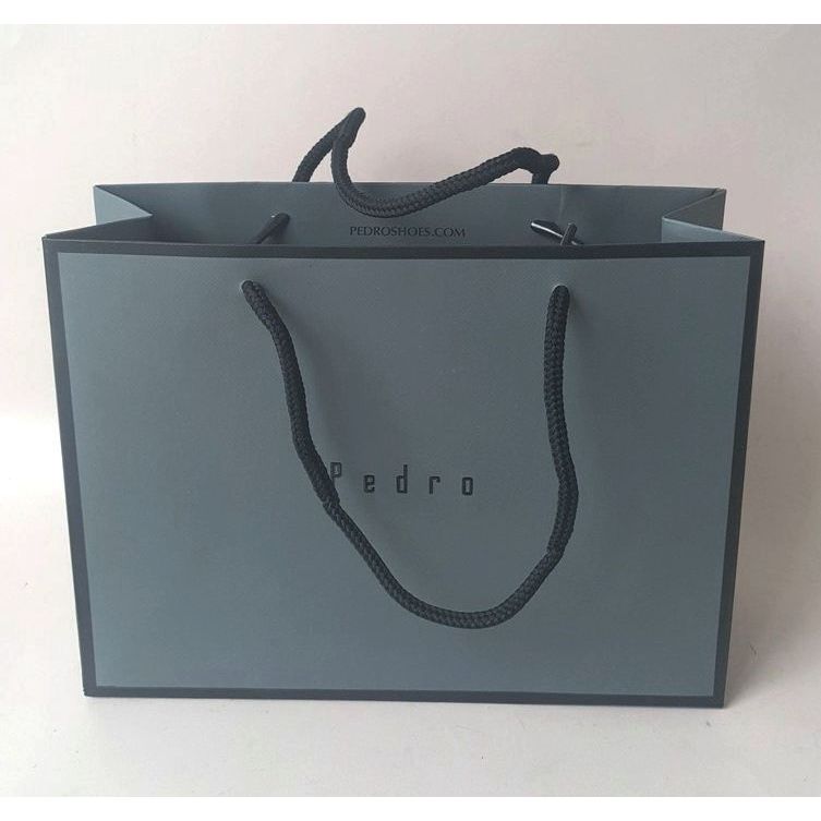 PEDRO ถุงกระดาษสีเทา ไซส์ S