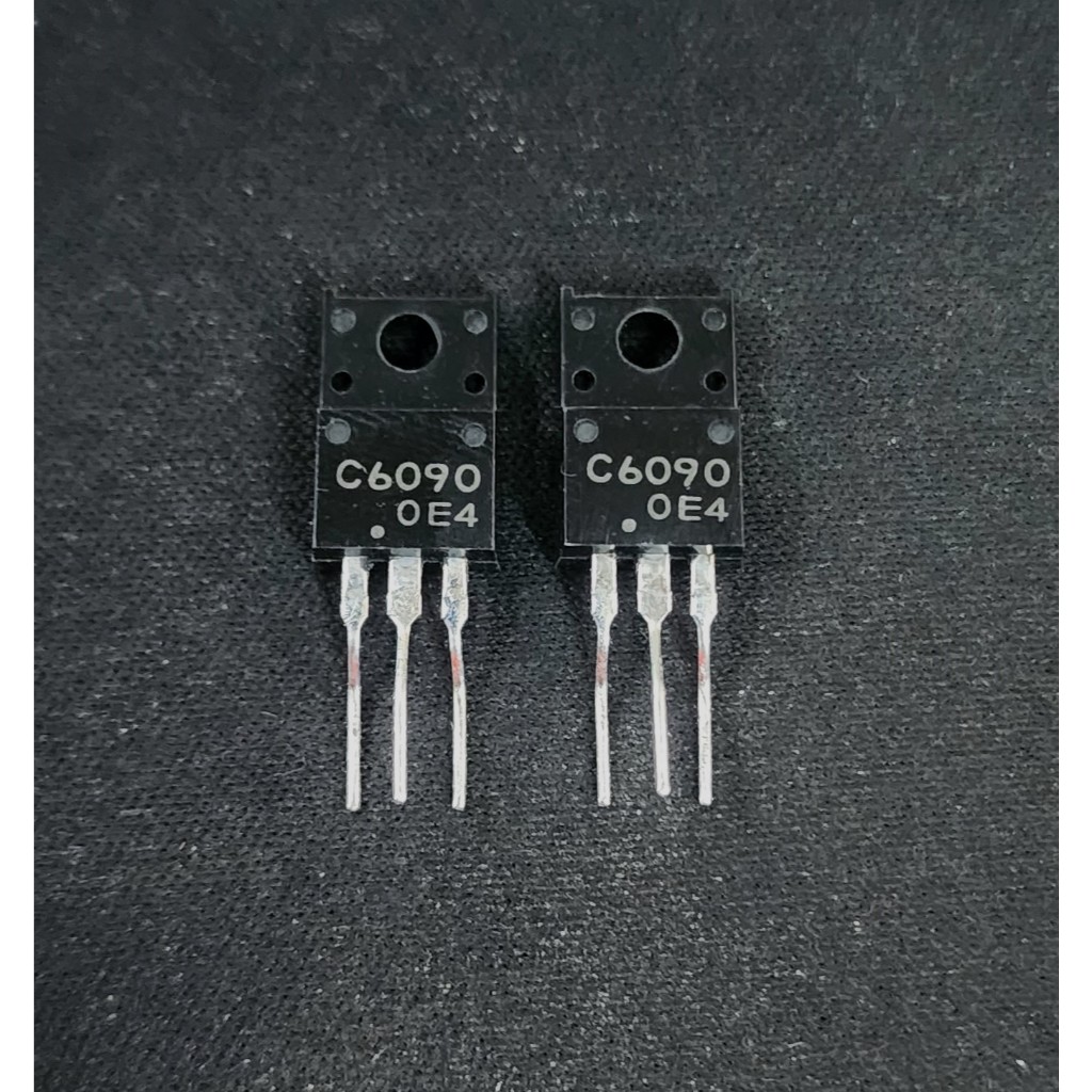 ทรานซิสเตอร์ C6090 Silicon NPN 700V 10A ทีวีสีแนวนอนเอาต์พุตความละเอียดสูง - ขาดัด - ราคาต่อ 1 ชิ้น