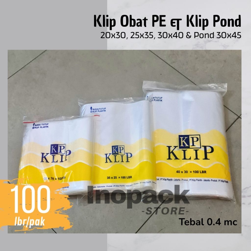 100 แผ่น - คลิปพลาสติก 20x30, 25x35, 30x40cm & ปอนด์พกพา 30x45cm ยา PE เสื้อผ้าและเอกสาร