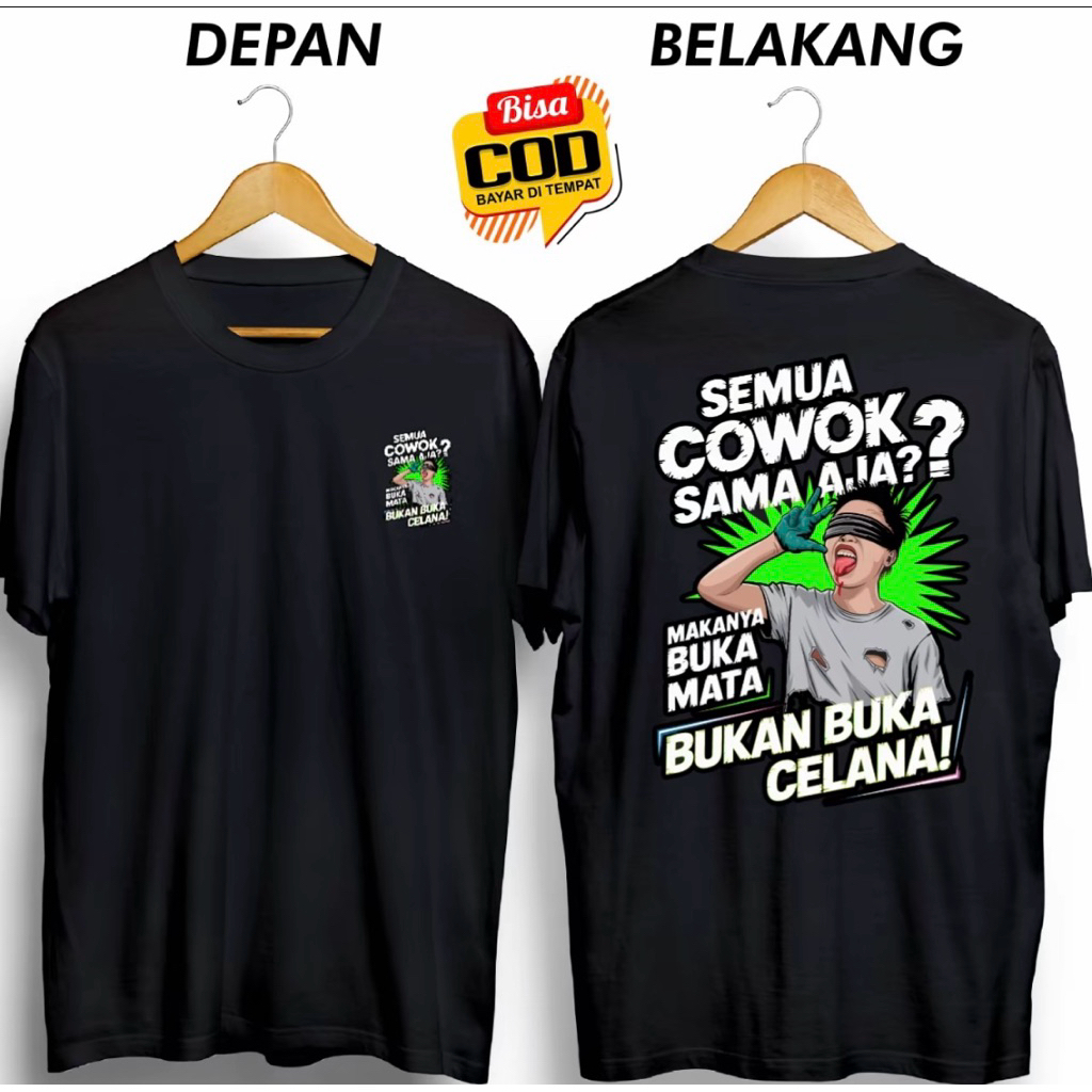 MATA DISTRO เสื้อยืดสําหรับผู้ชาย, GUYS ทั้งหมด, JUST JUST JUST JUST OUST OUST OPEN THE EYES, ไม่ใช่