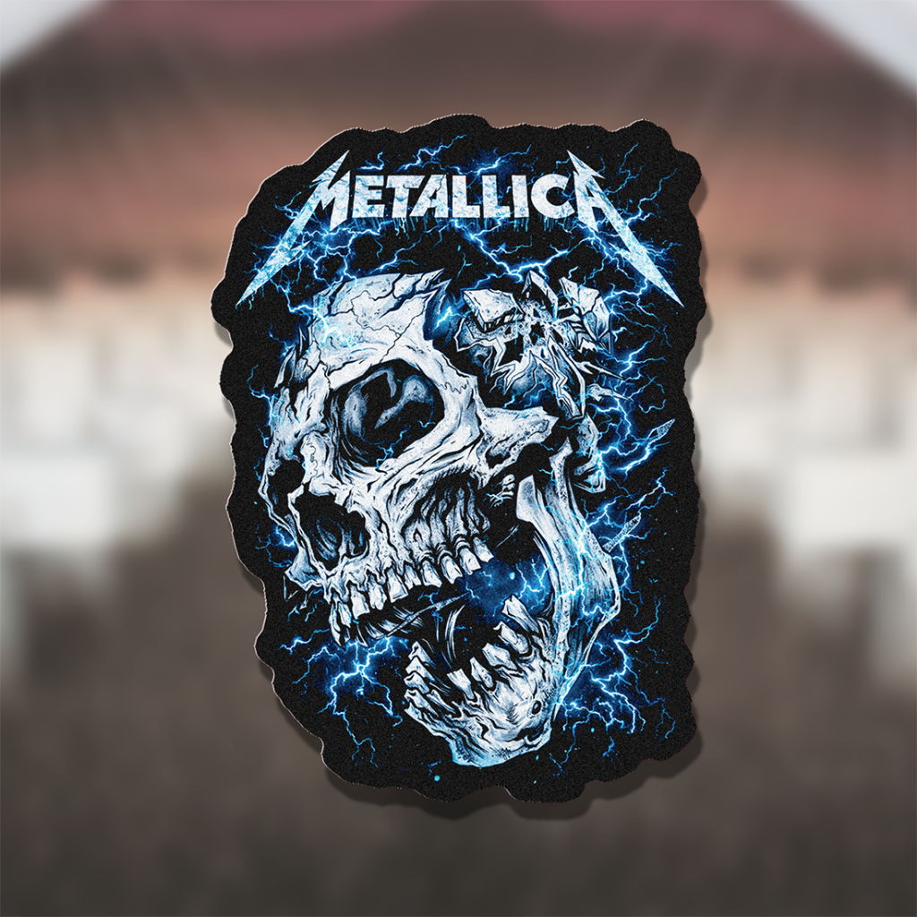 Metallica "Static Remains" สติ๊กเกอร์แถบไวนิล