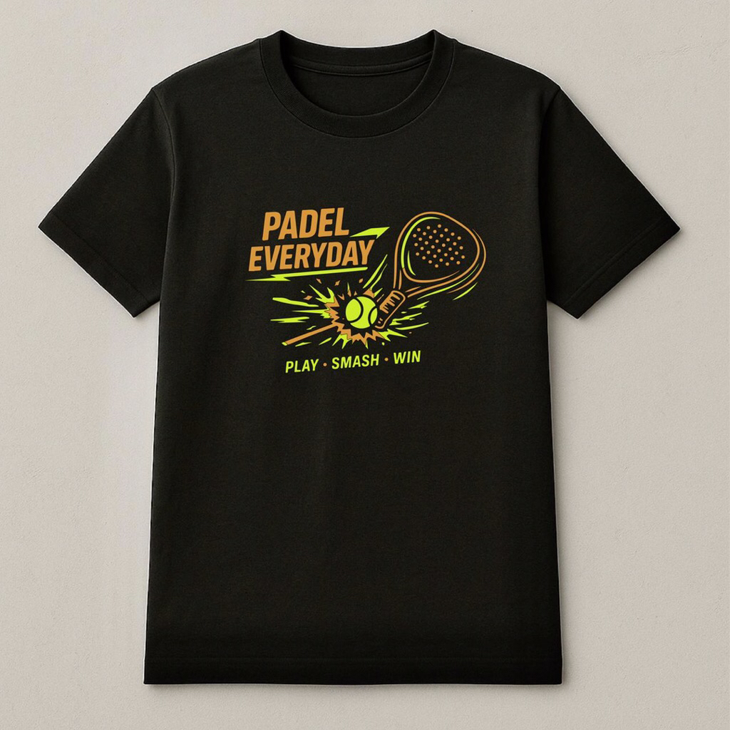 เสื้อยืด PADEL PREMIUM COTTON CLASSIC เสื้อยืดไซส์ S - 4XL