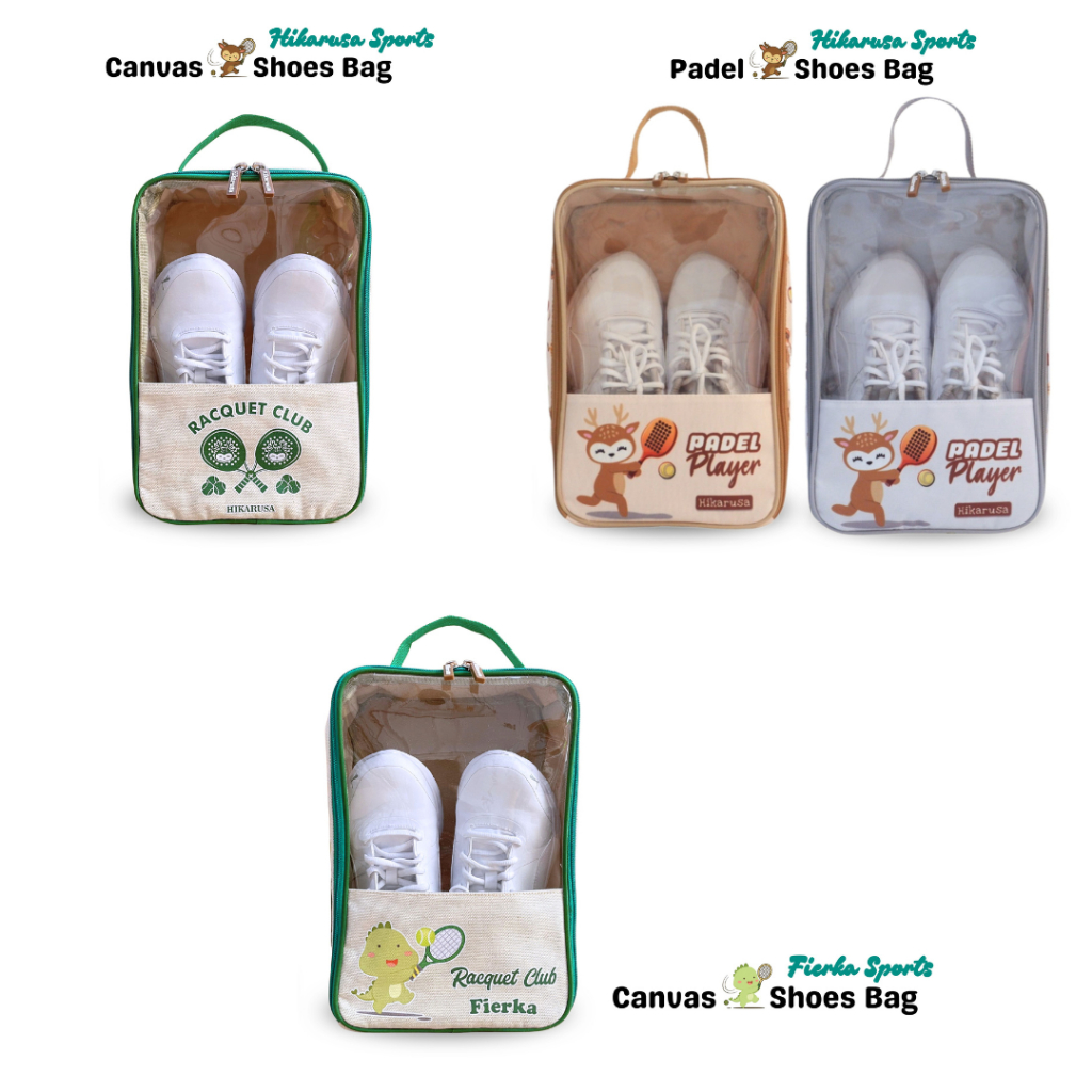 Hikarusa Cordura Canvas Tennis Shoe Bag / Padel Canvas Shoes Bag