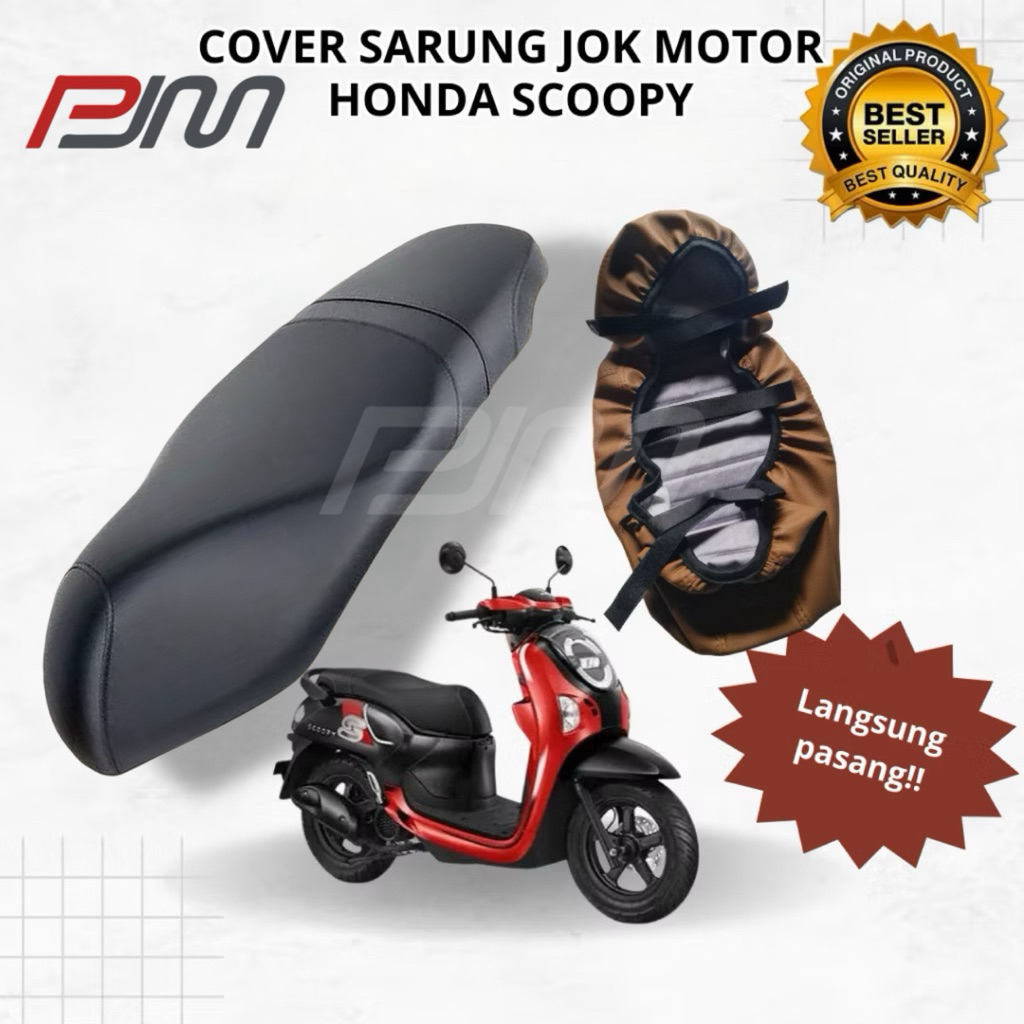 Honda scoopy Motorcycle Seat Leather DIRECT INSTALLATION Original model Parabrik P1157