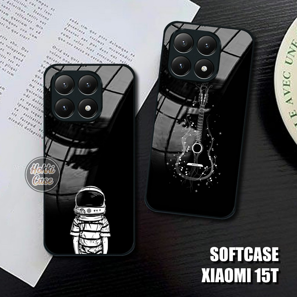 เคส HP Xiaomi 15T - เคส Xiaomi 15T Glass Softcase - เคส Xiaomi 15T - ซิลิโคนสําหรับ Xiaomi 15T - เคส