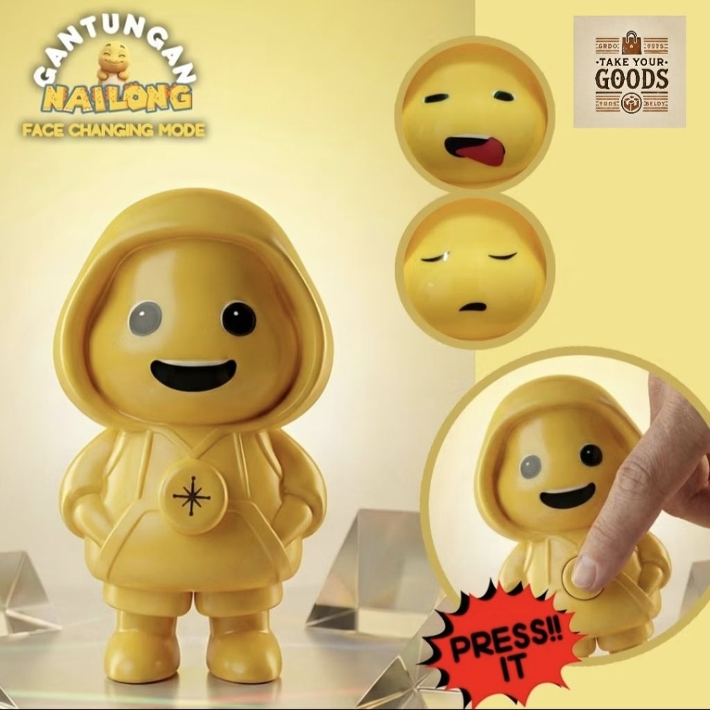 GANTUNGAN Nailong ที่แขวนตุ๊กตาเปลี่ยนหน้า