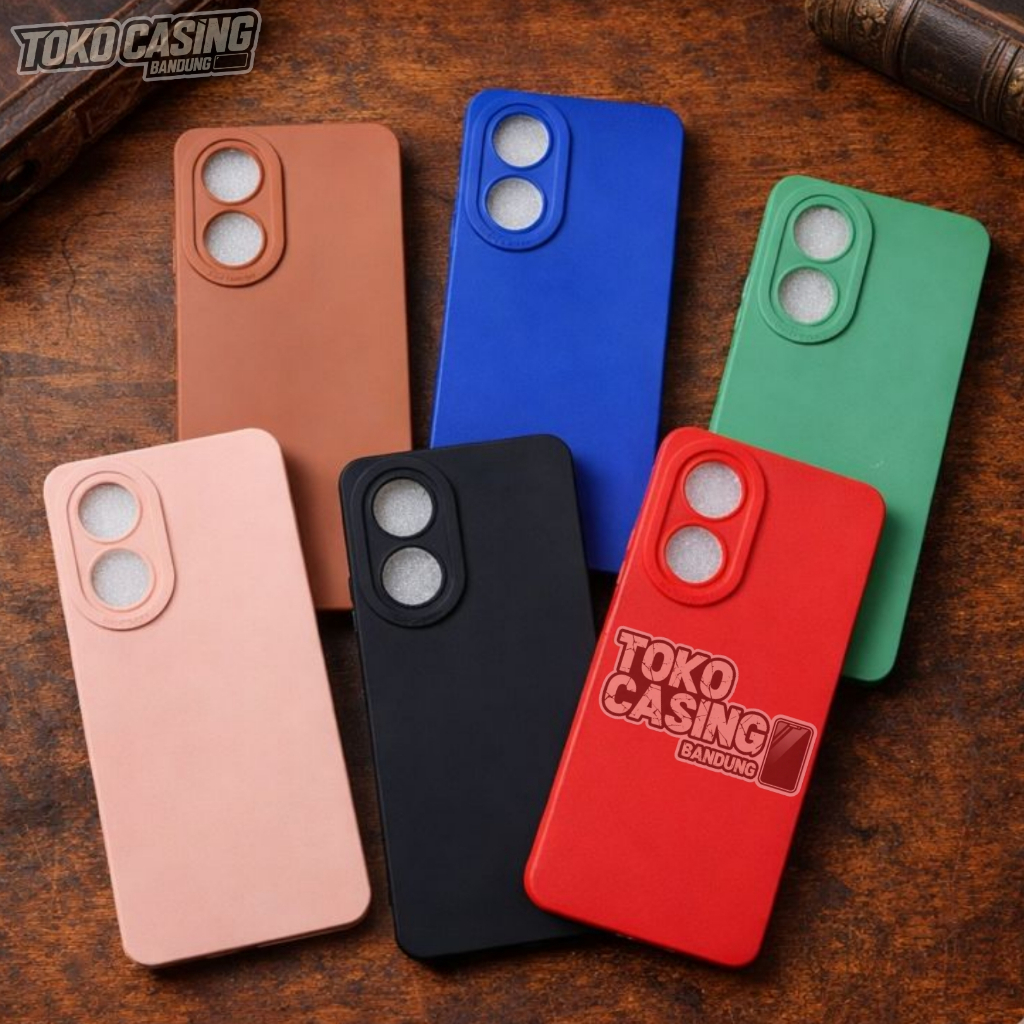 Oppo A78 4G Pro Camera Case (CPH2565) A78 5G (CPH2483) (CPH2495) Plain Casing