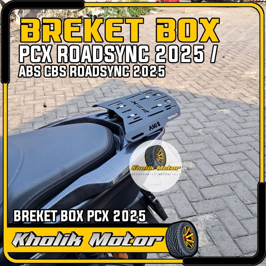 ขายึดกล่องมอเตอร์ไซค์ Pcx 160 2025 Roadsync abs cbs