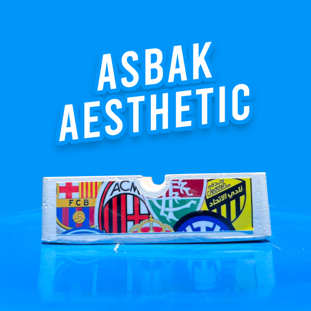 Cool Football Club Logo Ashtray Kalcer Aesthetic Ashtray Unique Aesthetic Ashtray