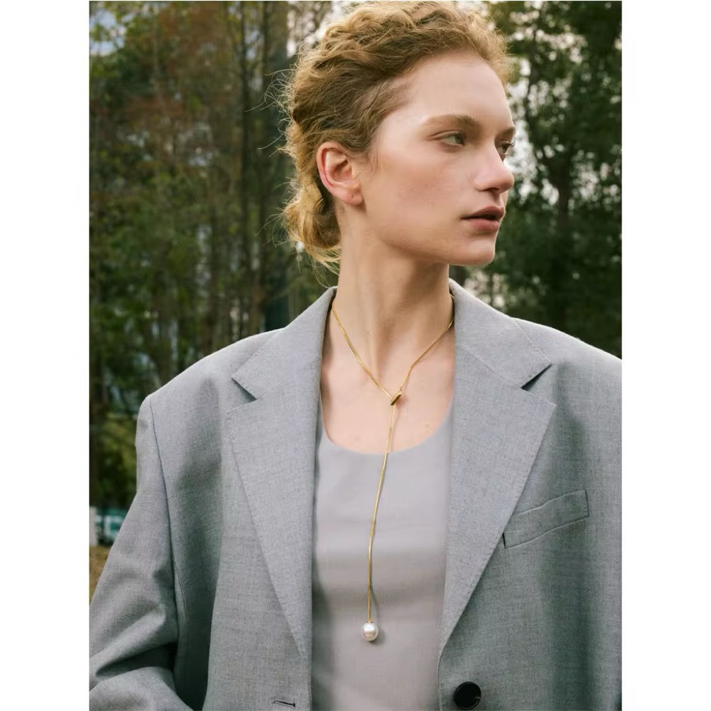 สร้อยคอ Parthenia - สแตนเลส (เคลือบ PVD ทองแท้ 18K)