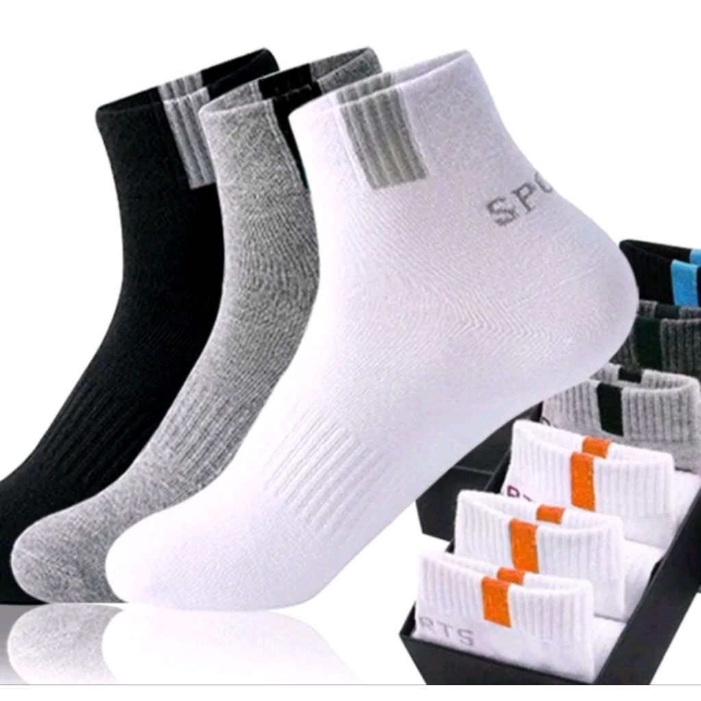 MATA Contents 6 & 3 คู่ (NEW SPORT) SHORT SPORT SOCKS ABOVE THE ANKLE / SPORTS SOCKS สําหรับผู้ชายแล