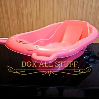 Bak Tempat Ember Mandi Bayi Babybath Baby Bath Tub Bathtub Bathub Bathup Baru Lahir Newborn Balita Plastik Karakter Bergambar Gambar Jumbo Besar Polos Cream Pink Hijau Biru Ungu Putih Estetik Aesthetic Minimalis Premium Lucu Cantik Tebal Anti Pecah Murah