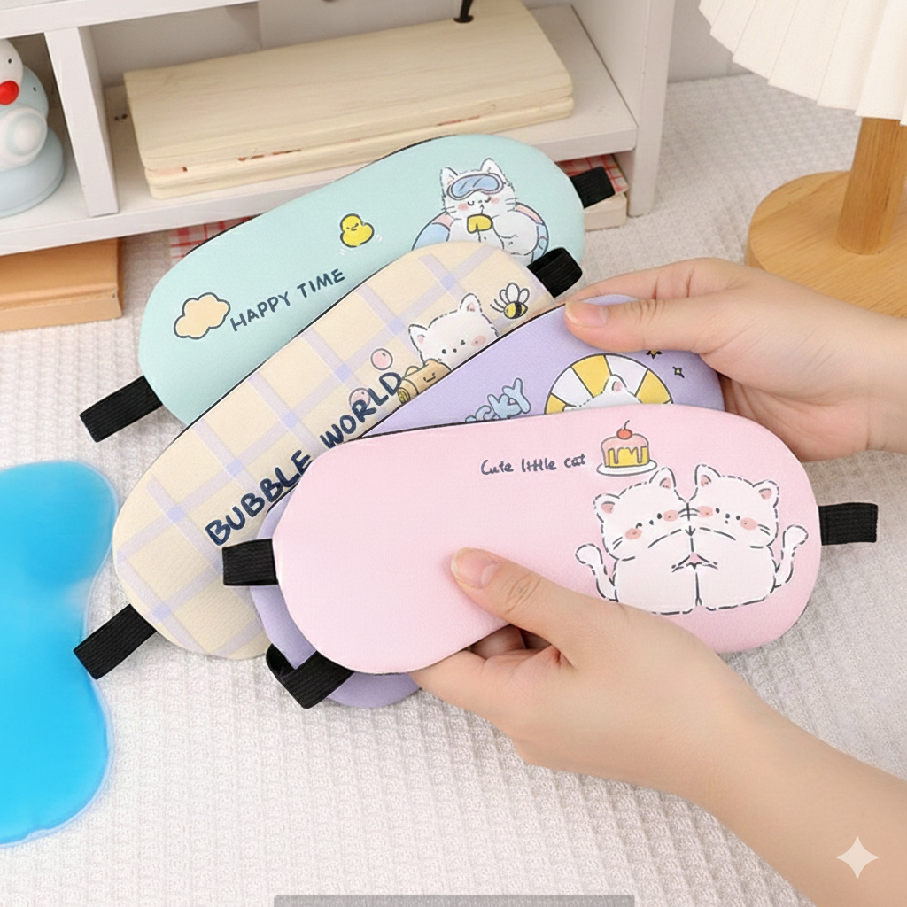 MATA Sleeping Eye Mask / Sleeping Glasses / Gel Sleeping Eye Mask Gel Mask Travel Sleeping Blindfold