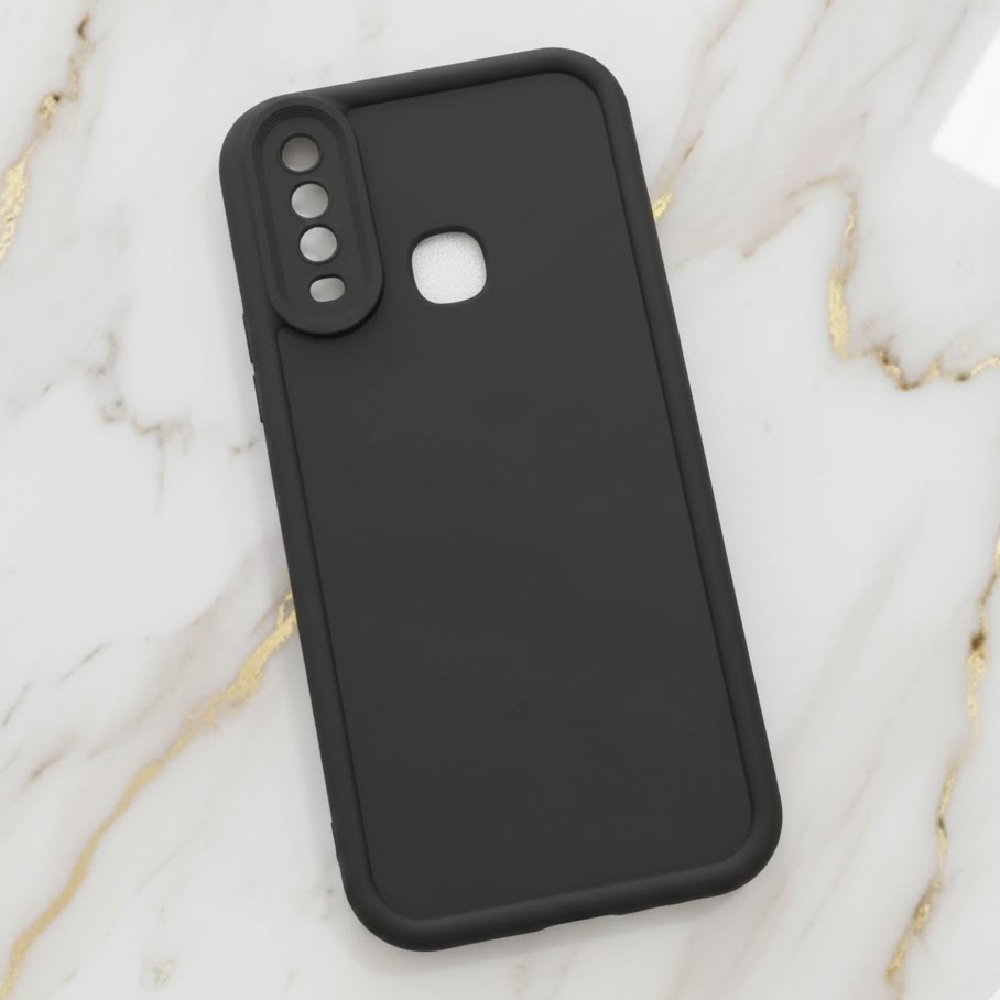 Softcase Black ROSE Matte Vivo Y12, Y12i, Y11, Y15, Y17 Deep Protection Case Silicone Price