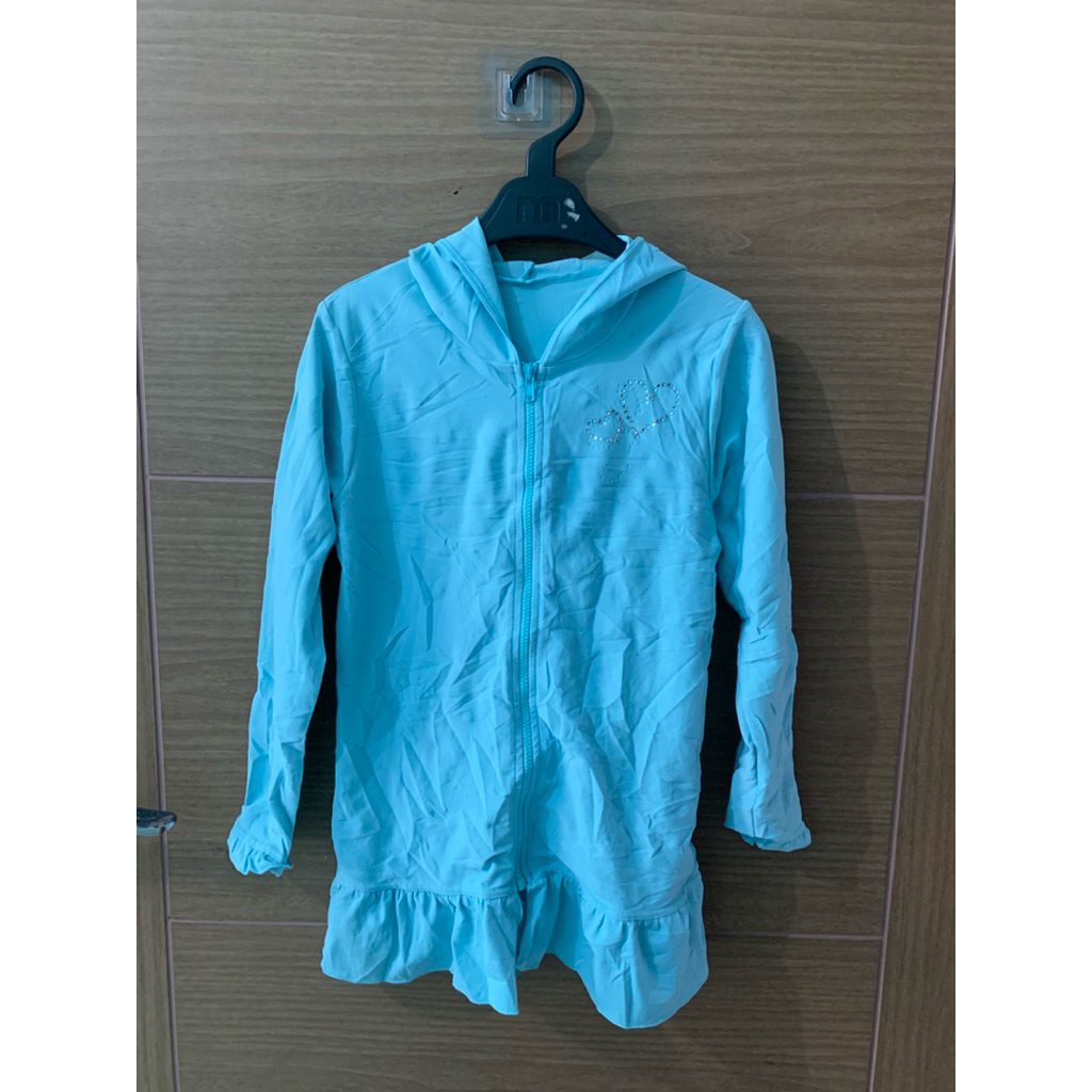 8-12 (Y) เสื้อว่ายน้ําเด็กผู้หญิง Blue Love