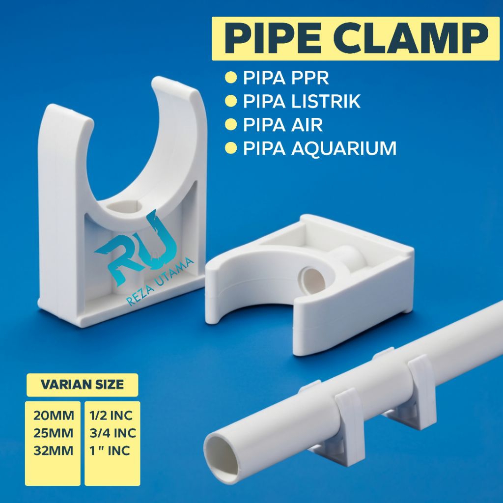 CLIP PIPE พิพิธภัณฑ์สัตว์น้ํา PIPE แคลมป์ PPR PIPE ท่อร้อยท่อ PIPE