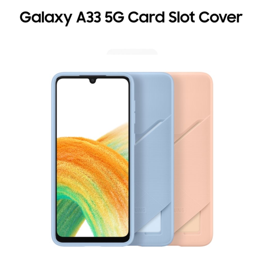 Samsung Galaxy A33 Original Case Card Slot Cover Silicone Card Casing