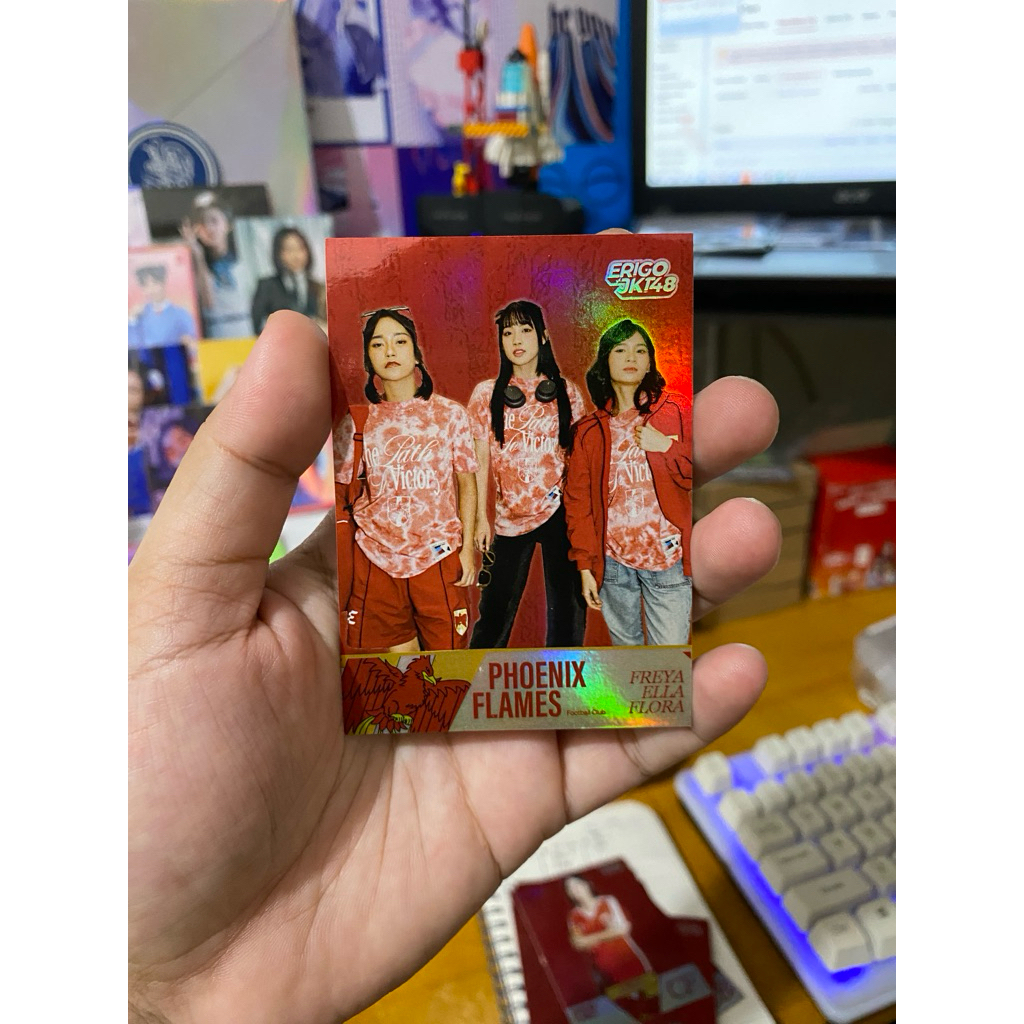 Photocard Panini JKT48 Freya Ella Flora Group Erigo OFC